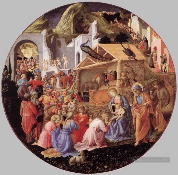   - Adoration de la Renaissance des mages Filippo Lippi